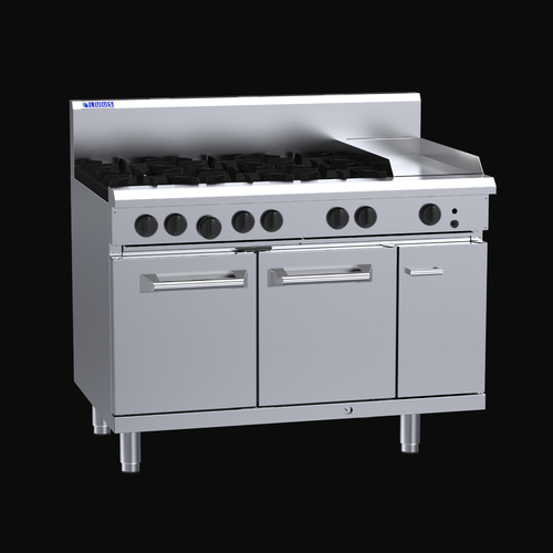 Professional Series 1200 Ovens 6 burners, 300 plate &amp; oven