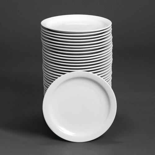 Special Offer Athena Hotelware Narrow Rimmed Plates 10