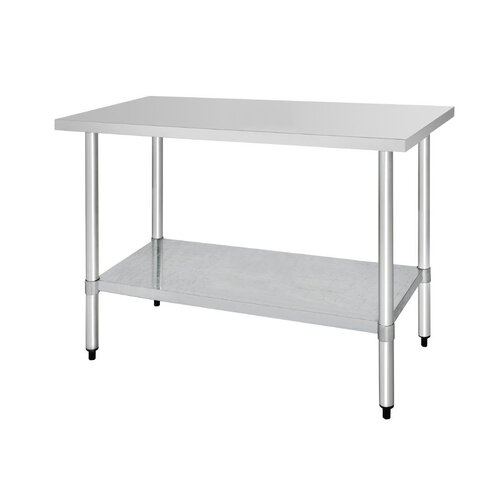 Vogue St/St Table - 1500x600mm 59x23 1/2"