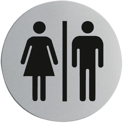 Stainless Steel Ladies &amp; Gentlemen Door Sign