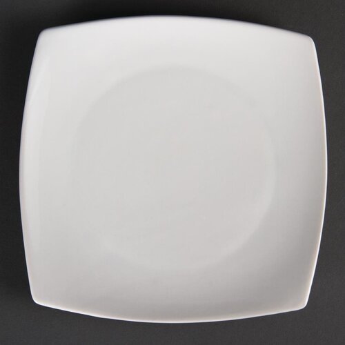 Olympia Whiteware Rounded Square Plate - 18.5cm 7 1/2" (Box 12)