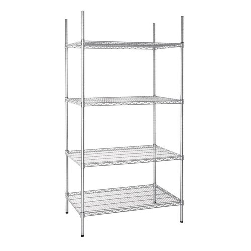 Vogue Flat Pack 4 Shelf Unit - 61x91cm