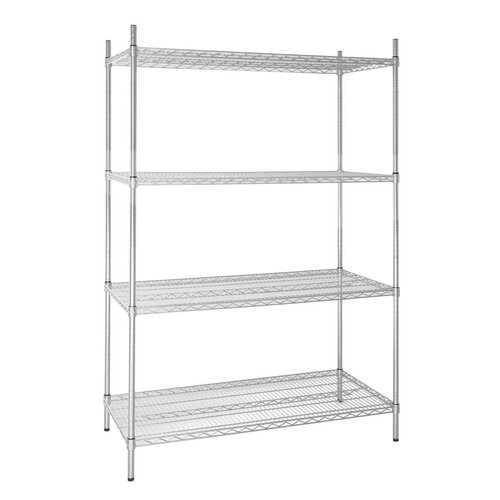 Vogue Flat Pack 4 Shelf Unit - 61x122cm