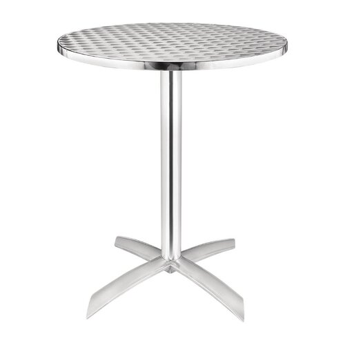 Bolero St/St Round Flip Top Bistro Table - 60cm