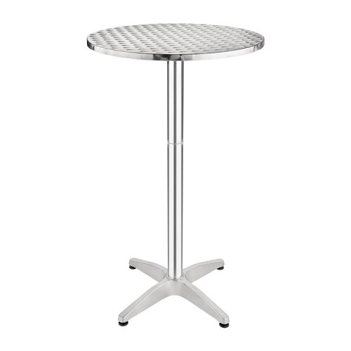 Bolero Poseur Table St/St - 60cm dia