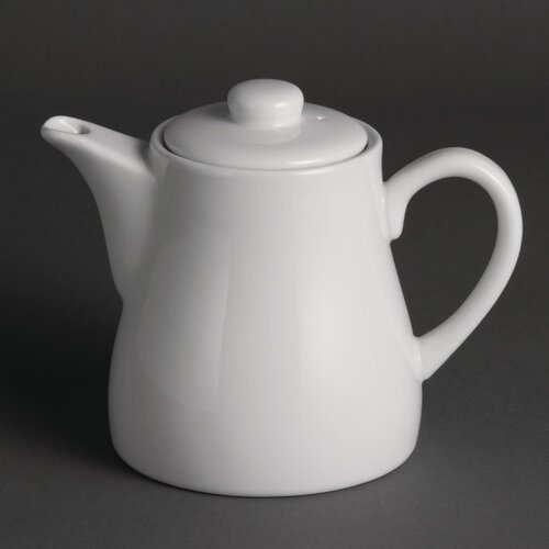 Olympia Whiteware Tea Pot - 17oz (Box 4)