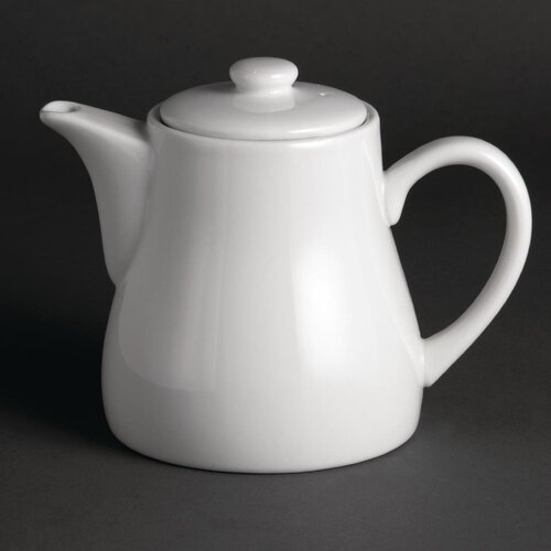 Olympia Whiteware Tea Pot - 28oz (Box 4)