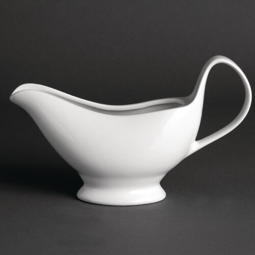 Olympia Whiteware Gravy Boat - 340ml 12oz (Box 6)