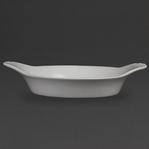 Olympia Whiteware Round Eared Dish - 47Hx220Wx177mmD (Box 6)