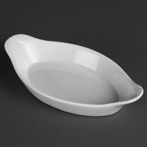 Olympia Whiteware Oval Eared Dish 20x11cm 8x4.5" (Box 6)