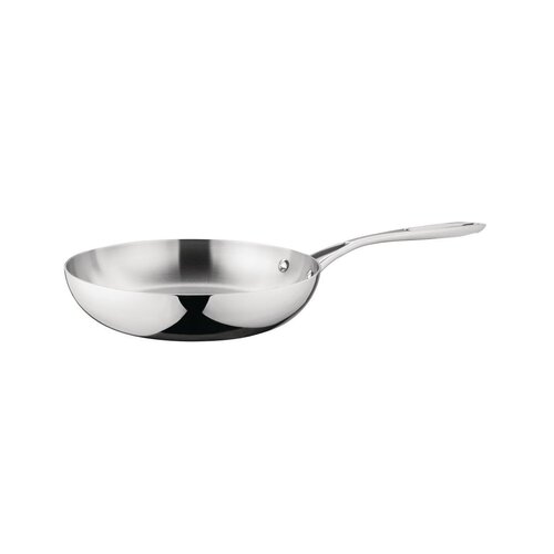 Vogue Tri-wall Fry Pan St/St - 240mm 2Ltr 66fl oz